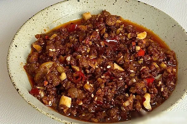 快手胖胖老杨香辣牛肉酱技术配方和视频教程-爱尚配方网