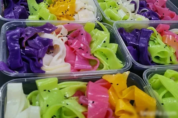 拯救没胃口五彩凉皮卷凉皮凉面技术配方和视频教程-爱尚配方网