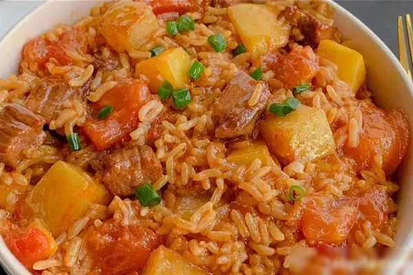 黑椒牛肉焖饭技术配方和视频教程-爱尚配方网