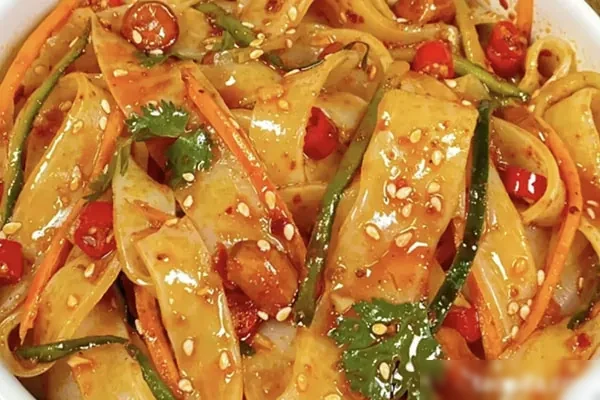 烹饪摆摊爆品冻皮凉面凉粉甜水面-爱尚配方网