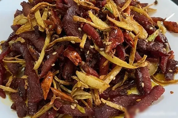 干煸牛肉技术配方和视频教程-爱尚配方网